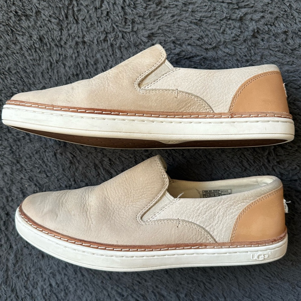 Ugg Leather Adley Slip on Shoes Size 7
